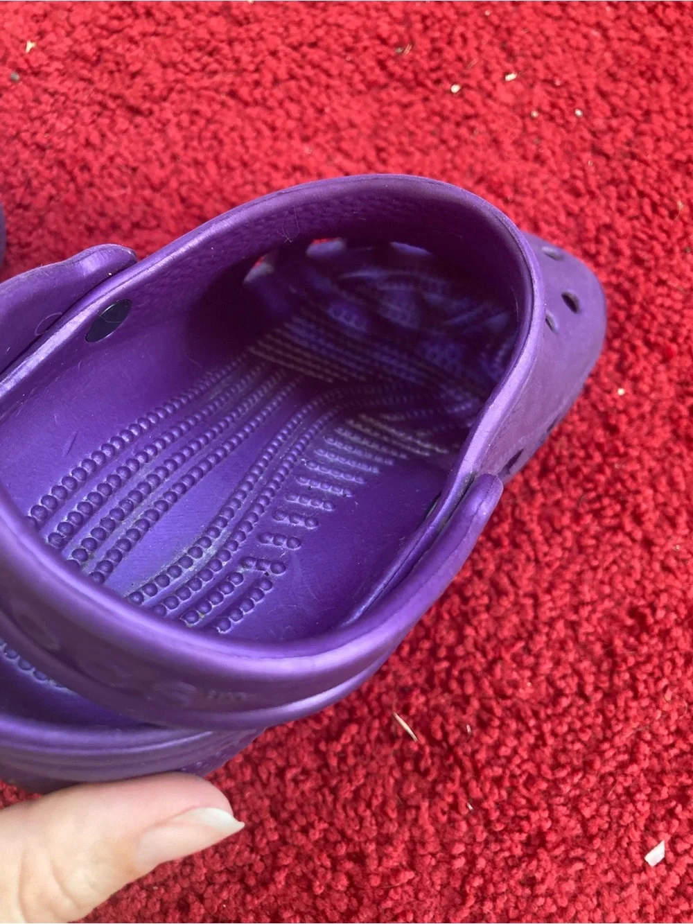 CROCS Kids Purple Classic Clog Sandals